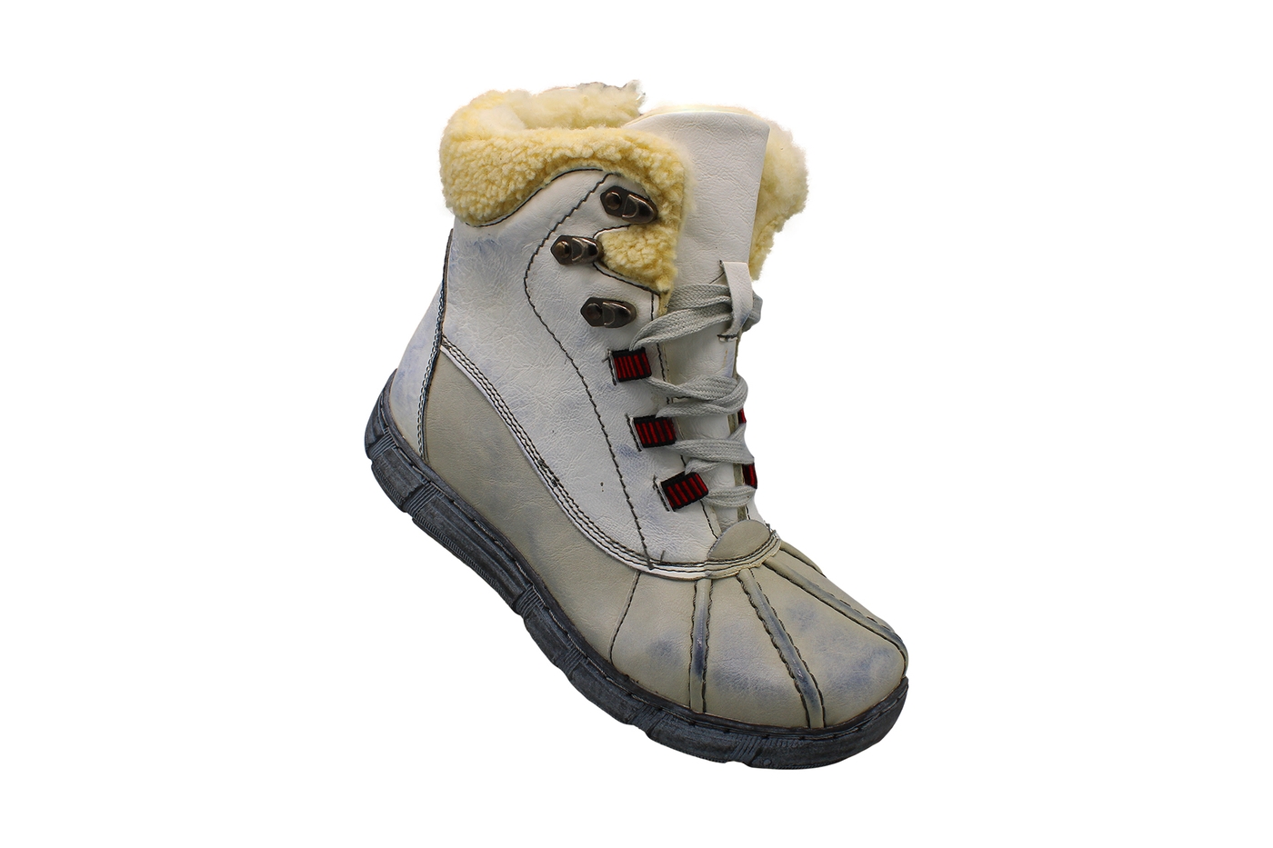 Planets 522 Winterschuh für Damen in Weiß – Ansicht 2
