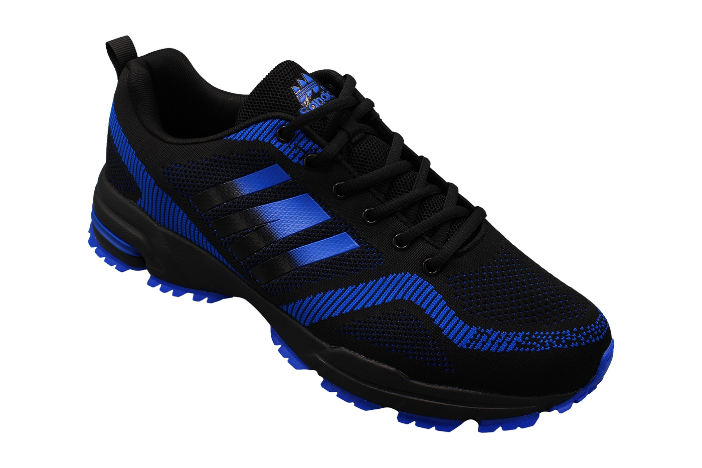 Planets 893 Sneaker für Herren in Übergröße in Schwarz/Blau – Ansicht 2