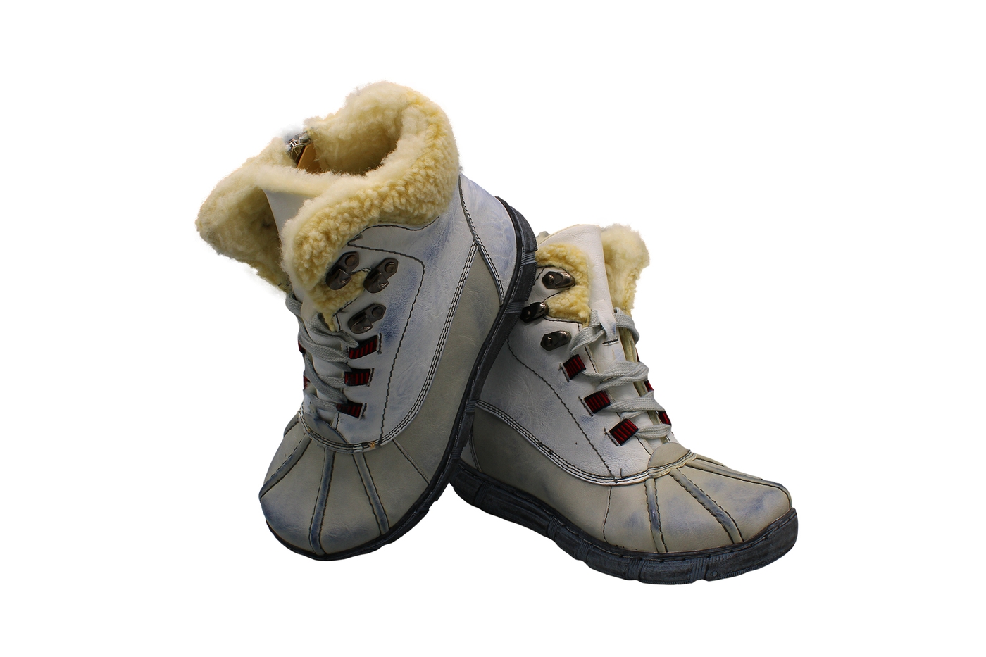 Planets 522 Winterschuh für Damen in Weiß – Ansicht 6