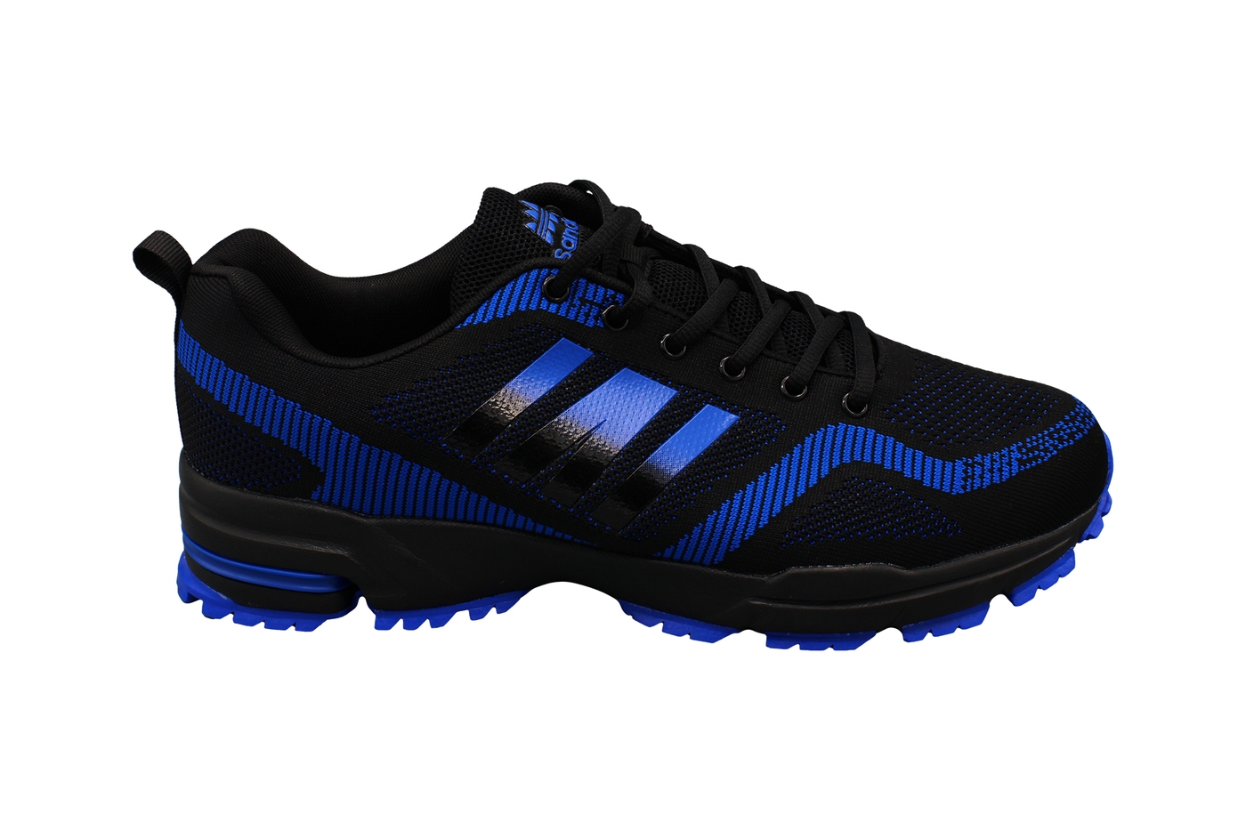 Planets 893 Sneaker für Herren in Übergröße in Schwarz/Blau – Ansicht 3