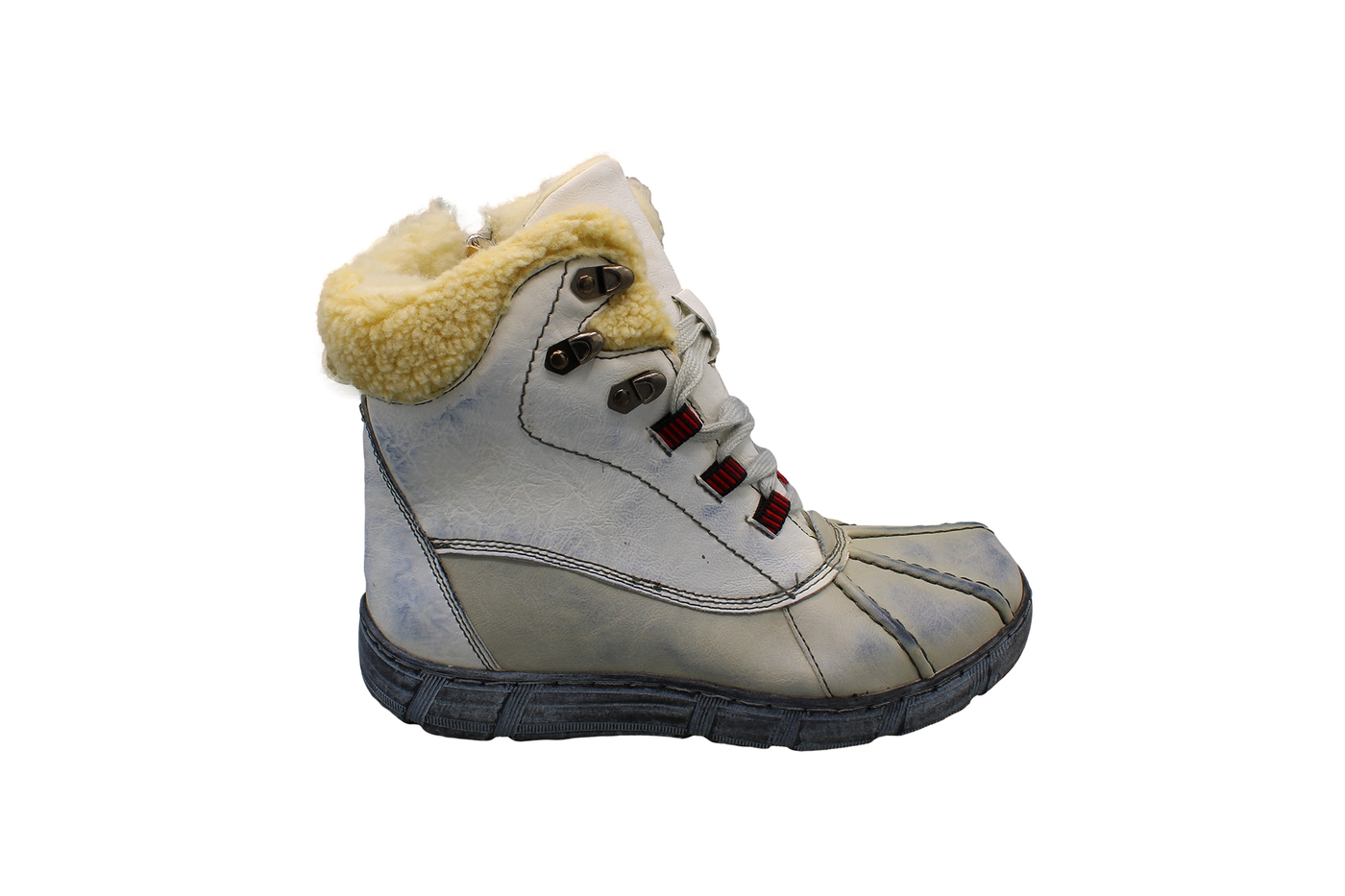 Planets 522 Winterschuh für Damen in Weiß – Ansicht 3