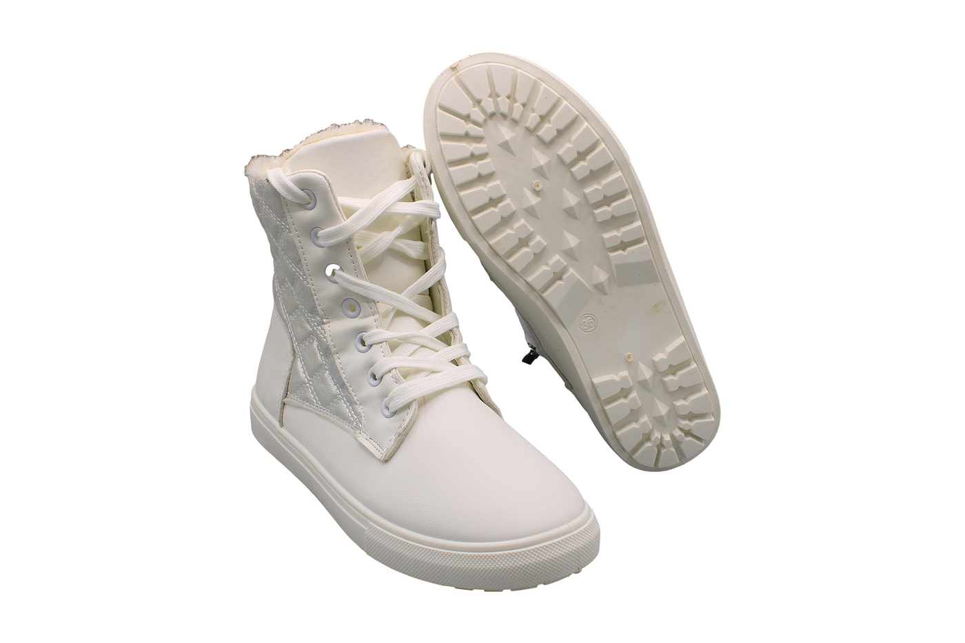 Planets 426 Winterschuh für Damen in Weiß – Ansicht 5