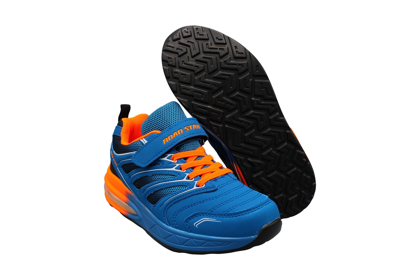 Planets 007 Sneaker für Kinder in Blau/Orange – Ansicht 15